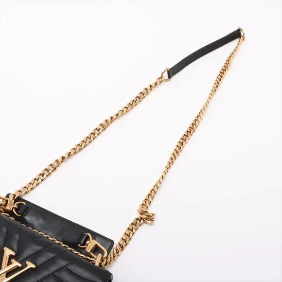 Louis Vuitton New Wave Chain Bag MM M51498 NZ2178 Black - Picture 7 of 11
